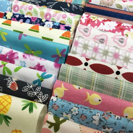 200 PCS Precut Cotton Fabric Bundles (10.2cm x 10.2cm) {5}