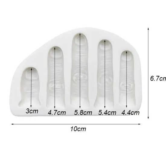 Halloween Zombie FingersSilicone Mold {3}
