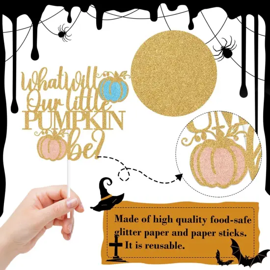 What Will Our Little Pumpkin Be Cake Topper {5}