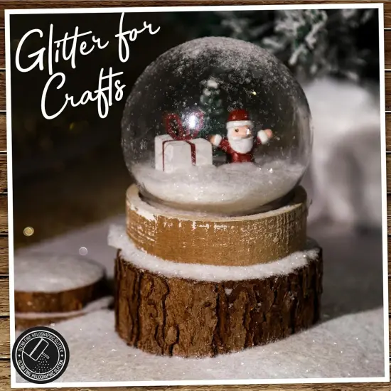 White Glitter, Glitter, Snow Glitter for Crafts {5}