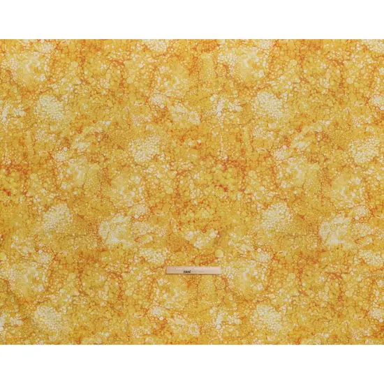 1 Yard Northcott Sunshine Bubbles Quilting Cotton Fabric Bright Yellow Orange Print 43 Inches Width {3}