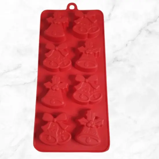 Christmas Bells Treat , Ice, Wax , Silicone Mold {5}