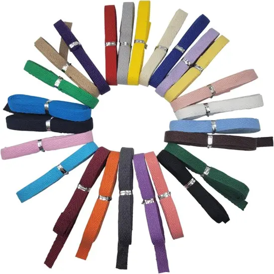 Cotton Twill Tape Ribbon - 50 Yards (25 Colors) {1}