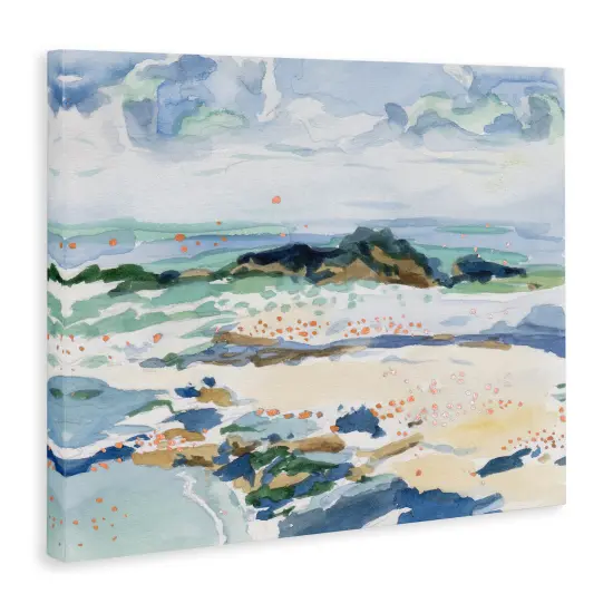 Stupell Industries Shoreline Dreams Abstraction Canvas By Melissa Wang {3}