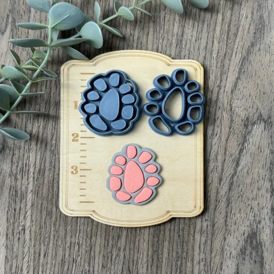 Organic Cluster | Faux Turquoise | Country Western Clay Cutters {4}