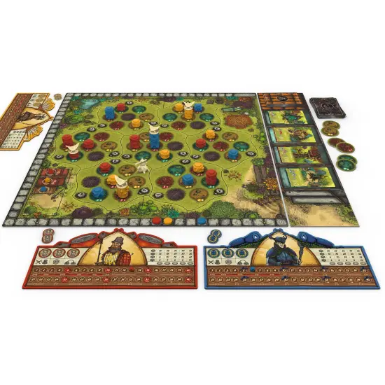 Garden Nation - War and Building Board Game, Bombyx, Ages 10+, 2-4 Players, 60 Min {4}