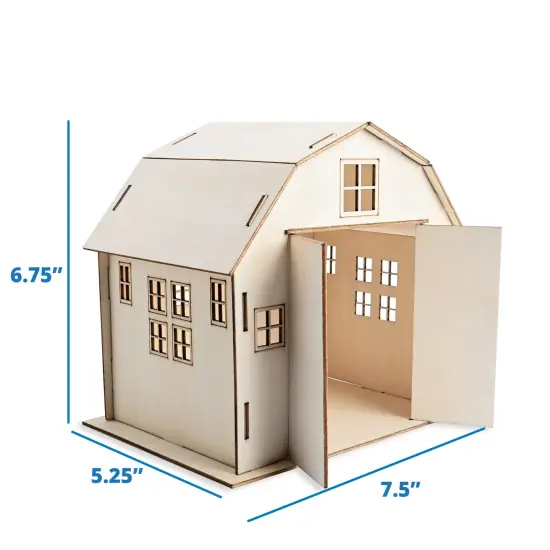 Breyer Horses Stablemates Series - Paint Your Own Barn and Horse {3}