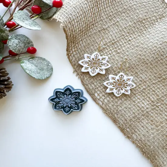 NORDIC SNOWFLAKE | CHRISTMAS 2024 | CLAY CUTTER {1}