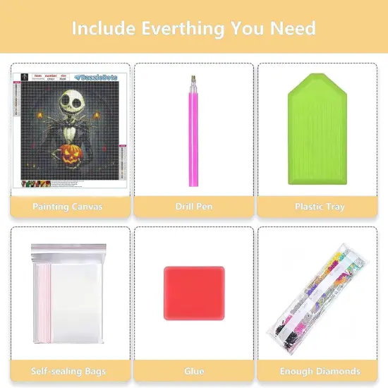 14x14inch - Halloween Diamond Painting Kits for Beginner {5}