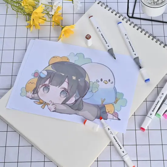 80 Color Alcohol Drawing Markers {6}