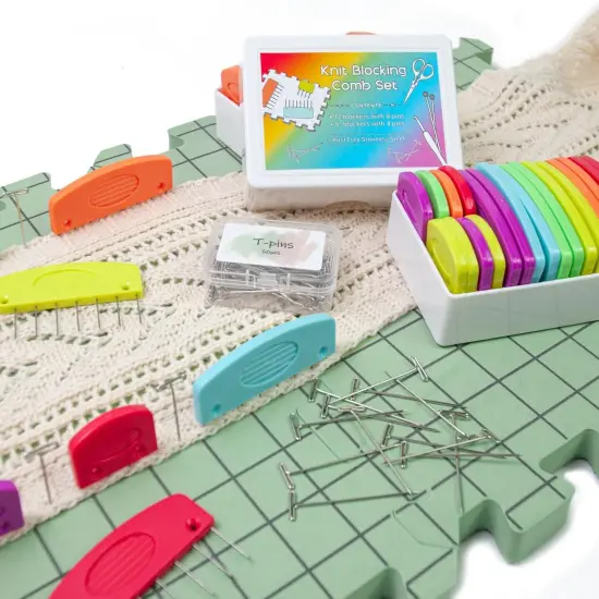 20pcs/Set Colorful Knit Blocking Pins Kit {5}