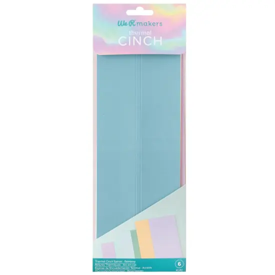 We R Thermal Cinch Binding Spine 6/Pkg-Rainbow {1}
