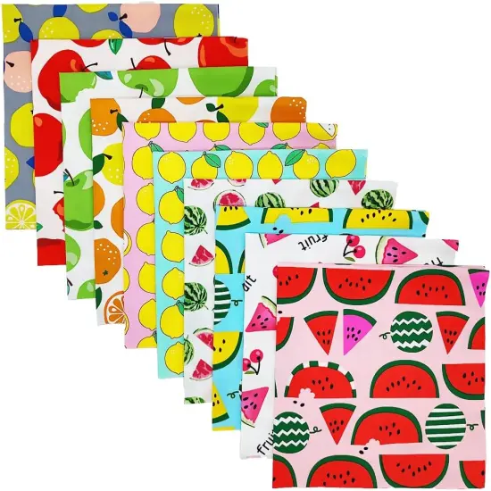 Fat Quarters Precut Fabric Bundles, 10 Pcs 100% Cotton 19.69&rdquo; x 19.69 {2}