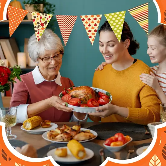 2.6 inch - 40 Pcs Fall Pre-Cut Fabric Thanksgiving Jelly Fabric {3}