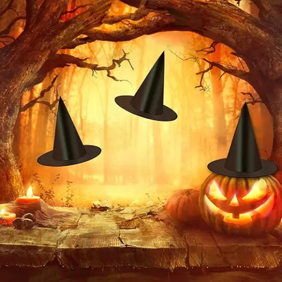 36 Pack Halloween Witch Hats {3}