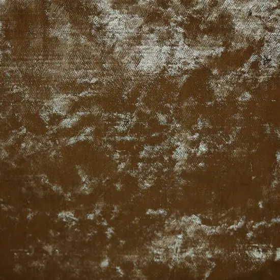 Crushed Velvet Upholstery & Drapery Fabric 55&Prime; Width Walnut {1}