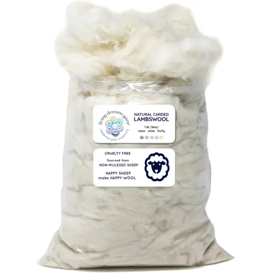 100% Lambswool Premium Fiber Fill Bag by Living Dreams {1}