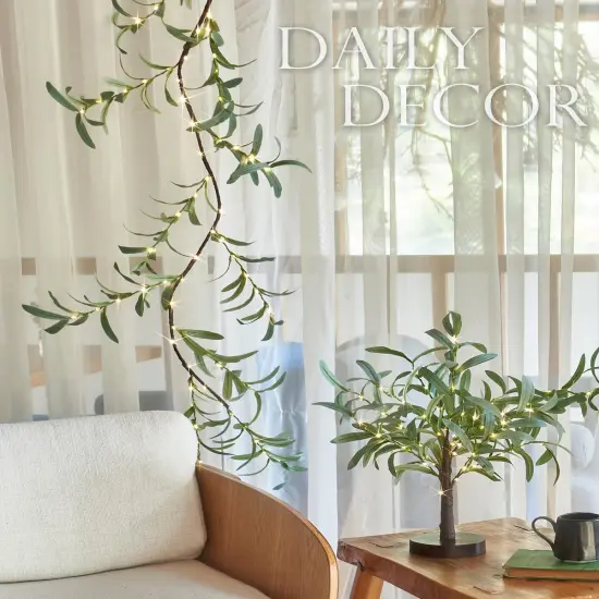 Lighted Olive Garland {3}