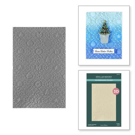 Spellbinders 3D Embossing Folder By Annie Williams-Country Christmas {6}