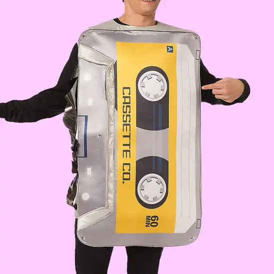 Mix Tape Tunic Adult Costume Funny Music Throwback Outfit {3}