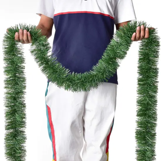 16.4ft Artificial Christmas Garland Decoration, Lighted Pine Garland Soft {5}