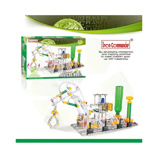 Functioning Crane Claw with Air Pressure Construction Model Kit (907 Pieces) {6}
