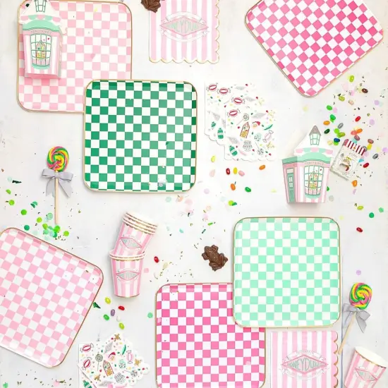 HARRY POTTER X BONJOUR F&Ecirc;TE HONEYDUKES LARGE CHECKER PLATES {4}