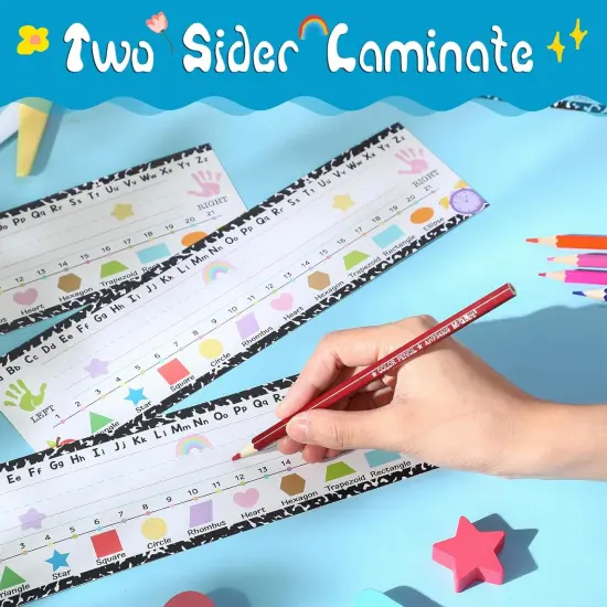 48 Pcs Name Tags Labels Cutouts Nameplate for Classroom {3}