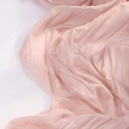 Pink Cheesecloth Table Runner 6 Pack Spring Boho Sheer Cheese Cloth Table Runners Gauze 120 Inches Long Easter Table Decorations for Wedding Bridal Girl Baby Shower Sweet 16 Party Decor {3}