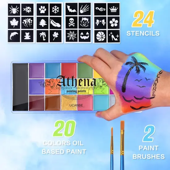 Athena Face Body Painting Kit(Set #2) {3}