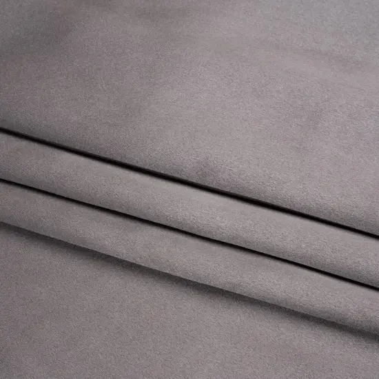 1 Yard Dark Silver Silk Crepe Back Satin Smooth Lustrous Fabric for Evening Wear 44 inch Width {4}