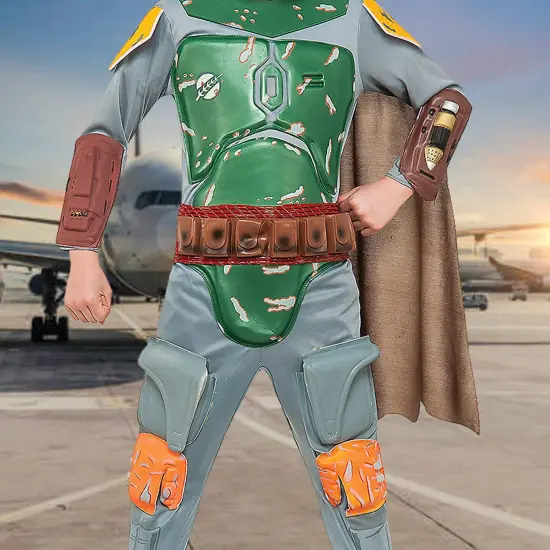 Child Boba Fett Costume, Star Wars Outfit with Armor Detailing {3}
