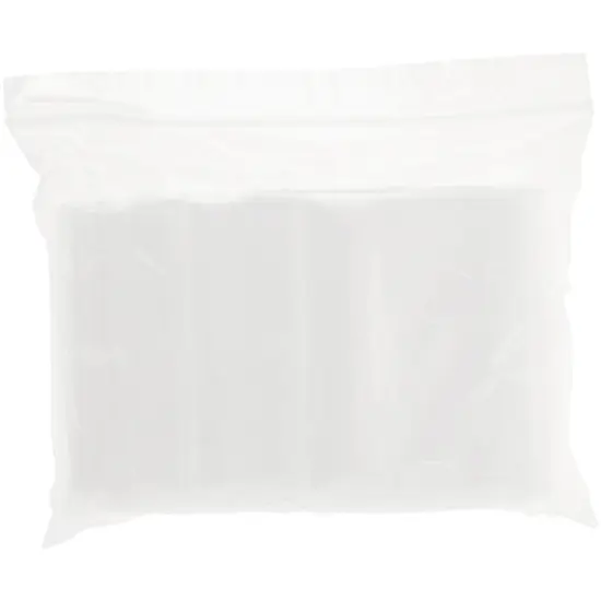 Plymor 4" x 4", 4 Mil with Hang-Hole Heavy Duty Zipper Reclosable Plastic Bags {4}
