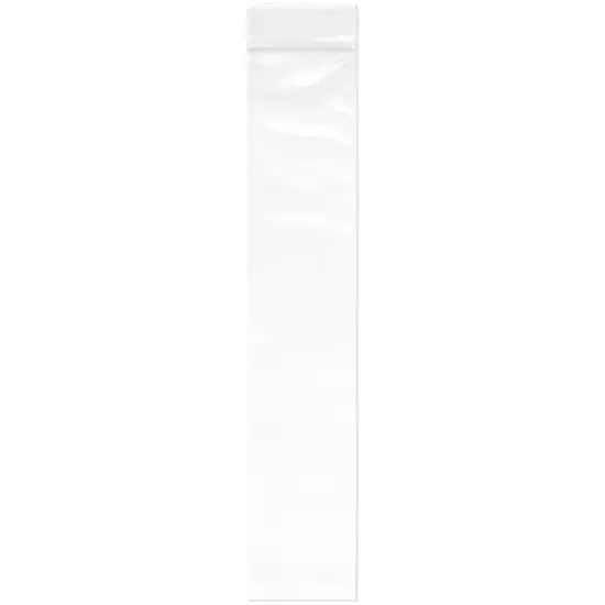 Plymor 2" x 10", 4 Mil Heavy Duty Zipper Reclosable Plastic Bags {1}