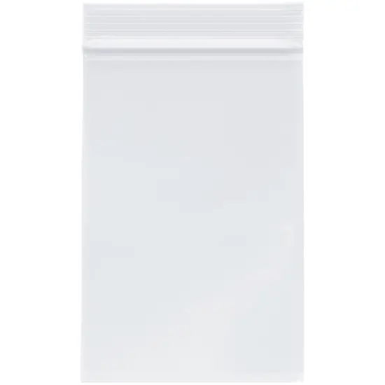 Plymor 4" x 6", 2 Mil Zipper Reclosable Plastic Bags {1}