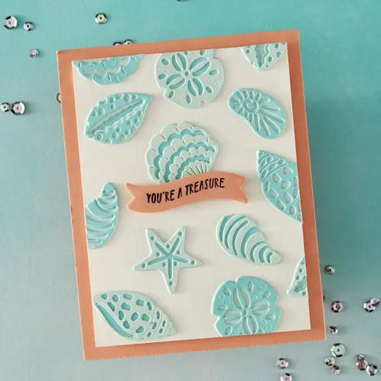 Hero Arts Die Set-Sophisticated Shells {6}