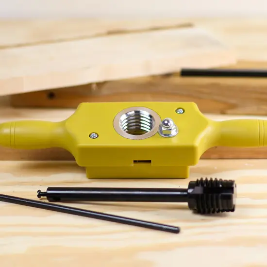 DCT Plastic Jig Dowel Thread Tap Kit - 1-1/2in x 6TPI Threading Box and Tap {2}