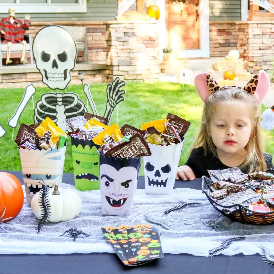 Big Dot of Happiness Jack-O'-Lantern Halloween - Kids Halloween Party Favor Kids Stickers - 16 Sheets - 256 Stickers {4}