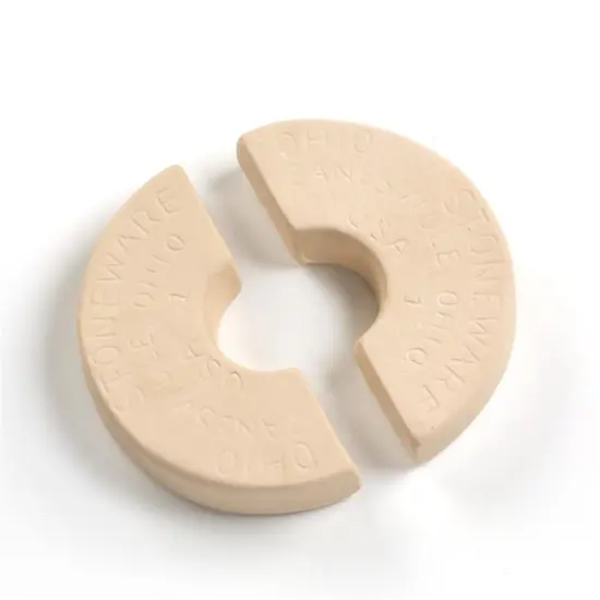 Ohio Stoneware Fermenting Crock Brine Weight Stones for Numbered Crocks USA Made {1}