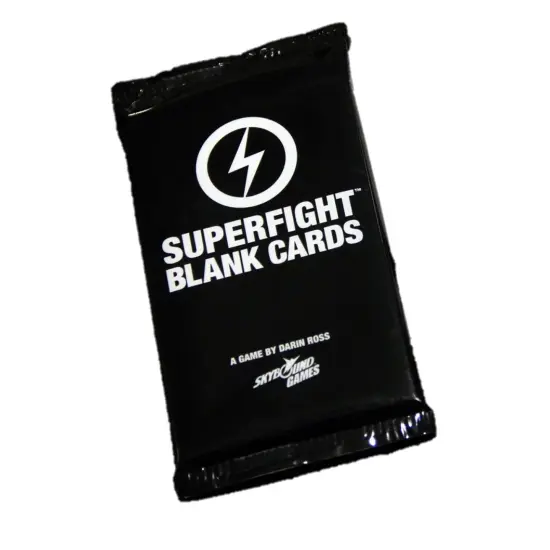 Superfight: Blank Cards Decks - Expansion Customizable Cards (10 Character/10 Attributes), Who Would Win In A Fight {1}