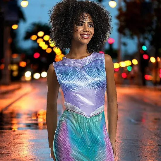 Classic Womens Live Action Ariel Mermaid Costume Disney Dress Ideal for Halloween Extra Large 18&ndash;20 {2}