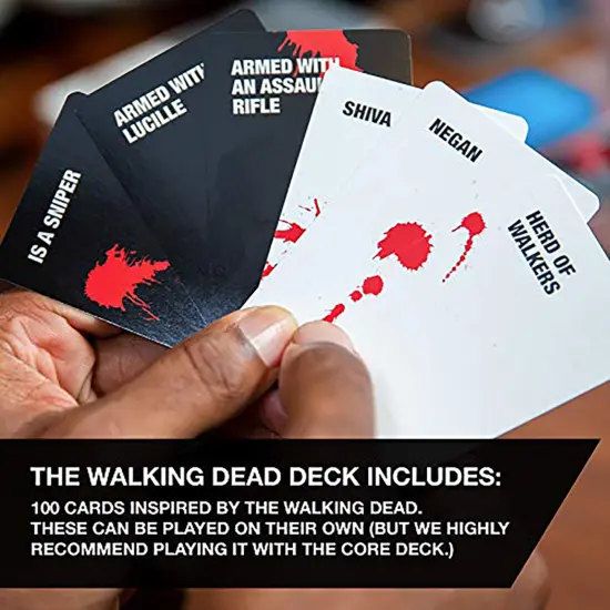 Superfight: The Walking Dead Deck - 100 Themed Cards, Standalone Or Expansion, Who Would Win In A Fight, Ages 8+ {4}