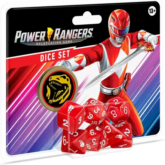Power Rangers Roleplaying Game Dice- Red {1}