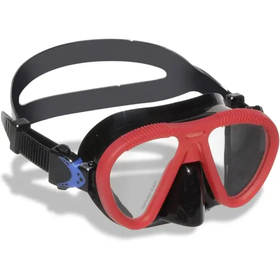 Swimline Kid's Sea Scout Silicone Snorkeling Mask - Red and Black {1}