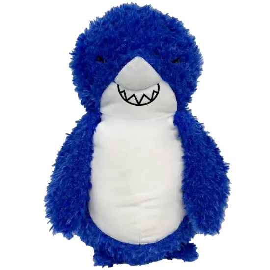 Happy Nappers: Adorable Storables - Shark - Blue & White - 8&rdquo; Character Box & Surprise 8&rdquo; Plush Toy w/ Weighted Paws, Square Storage Bin, Kids Age 1+ {3}