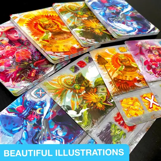 Synapses Games: COATL Card Game - Pattern Building Card Game, Ages 10+, 1-5 Players, 20 Min {5}