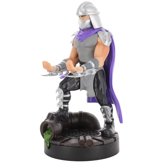 Exquisite Gaming: TMNT - Shredder - Cable Guys Original Controller & Phone Holder, Collectible Device & Gaming Stand, Officially Licensed Figure {1}