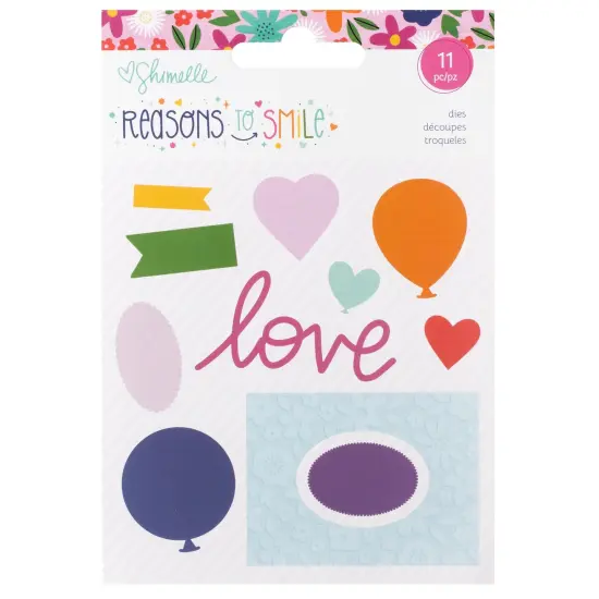 Shimelle Reasons To Smile Metal Die Set-8/Pkg {1}