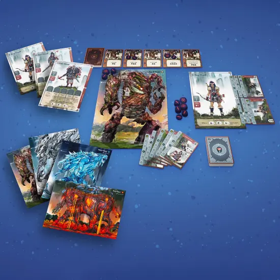 Renegade Games: Wraith & The Giants - A Solo Hero Series Game - A Solitaire Game Of Epic Battles With Elemental Giants, Ages 14+, 1 Player, 30-45 Mins {4}