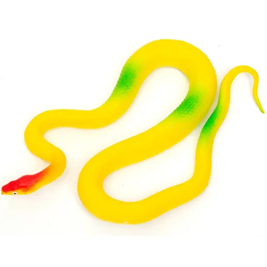 Boley: 19" Rubber Snakes - 8 Pack Assorted Colors - Lifelike Design Reptile Toy Figures, Hilarious Prank Toy, Durable & Safe Material, Kids Ages 3+ {4}